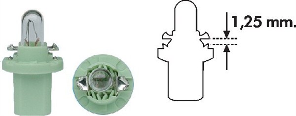 002051400000, Lyspære, instrumentbelysning, Žárovka, osvětlení přístrojů, MAGNETI MARELLI, 009600610000, 007-997-221, 12600, 2722MF, 12600CP, 2722MFX, A2722MF